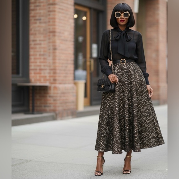VINTAGE STATEMENT SKIRT - Picture 1 of 4